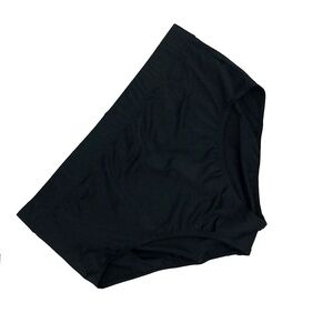 Mainstream Black Plus Size 24W Swimsuit Bikini Bottom